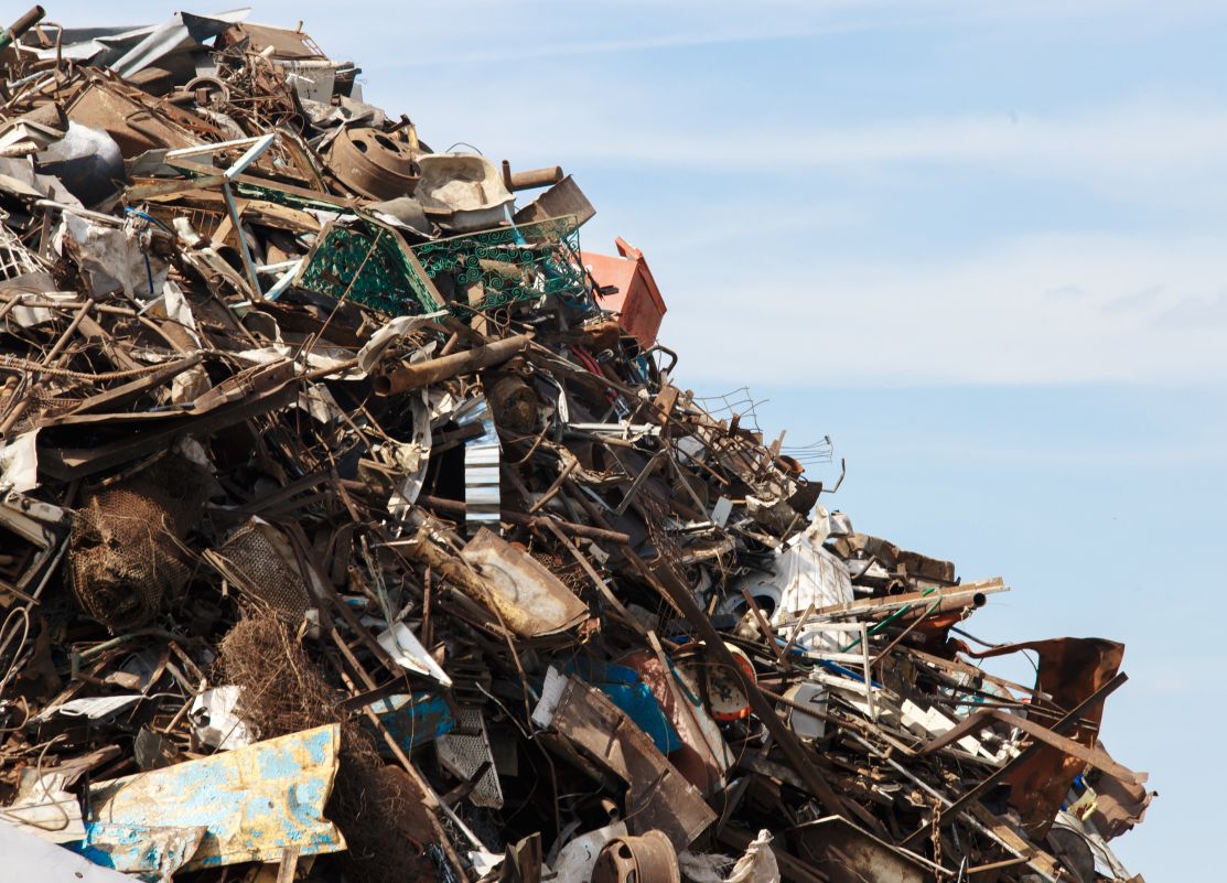 Bild von einem Schrotthaufen